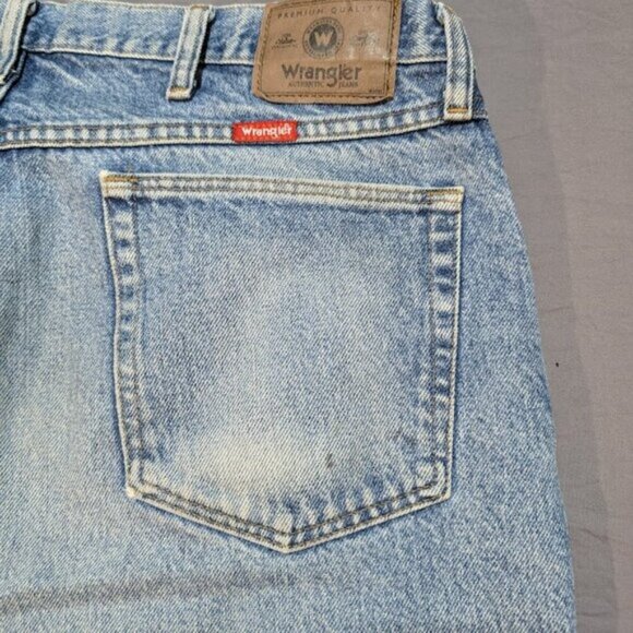Vtg Wrangler Light Wash Jeans Made in Mexico Size 38x34 - Picture 15 of 16